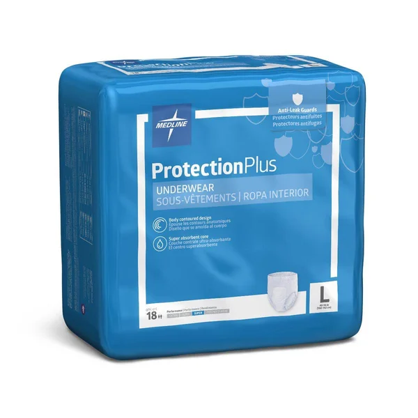Protection Plus Disposable Underwear - 40x22 - 56x22 by Medline