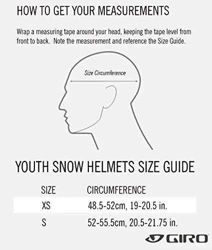 Giro Launch CP Snow Helmet - Kid's Matte Bright Orange/Jelly, S
