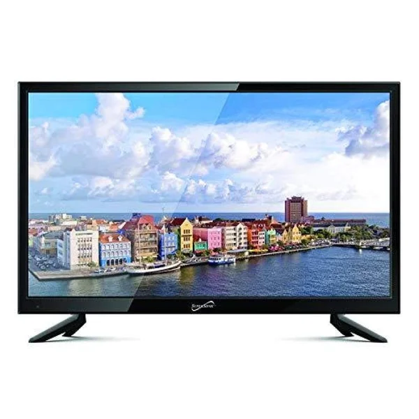 Supersonic SC-1911 19-inch 1080p LED Widescreen HDTV with HDMI Input (AC/DC Compatible), 19.3 x 12.5 x 3.7 inches