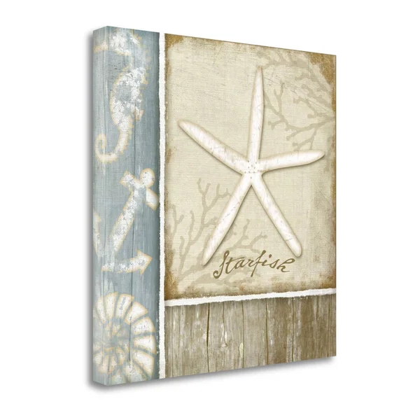 Tangletown Fine Art 'Starfish' by Jennifer Pugh Graphic Art on Wrapped Canvas