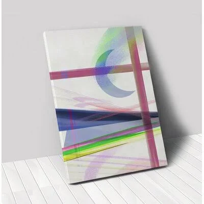 Night Rainbow - Wrapped Canvas Painting Print Latitude Run Size: 40x22 H x 30x22 W x 3x22 D