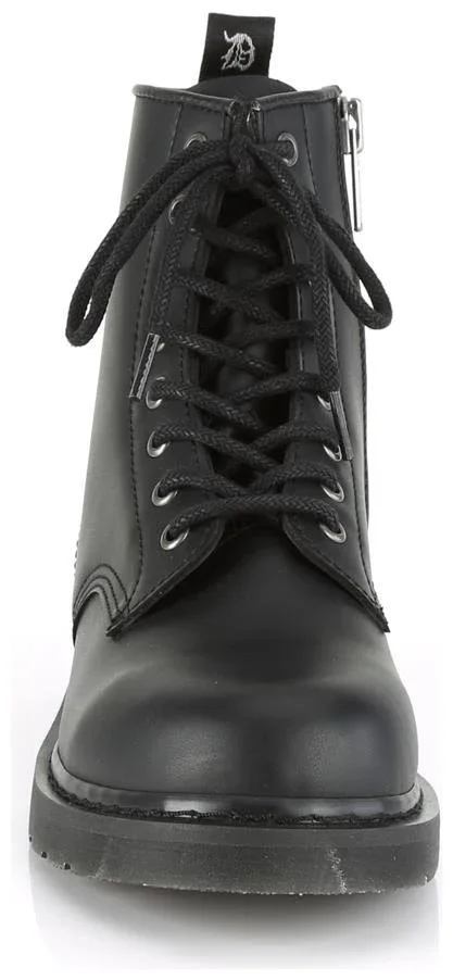 Demonia - Unisex BOLT-100 Boots Black Vegan - Size-13