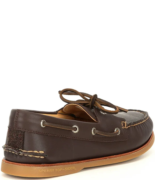 Sperry Men's Gold Authentic Original 2-Eye Glove Leather Boat Shoes - 7m