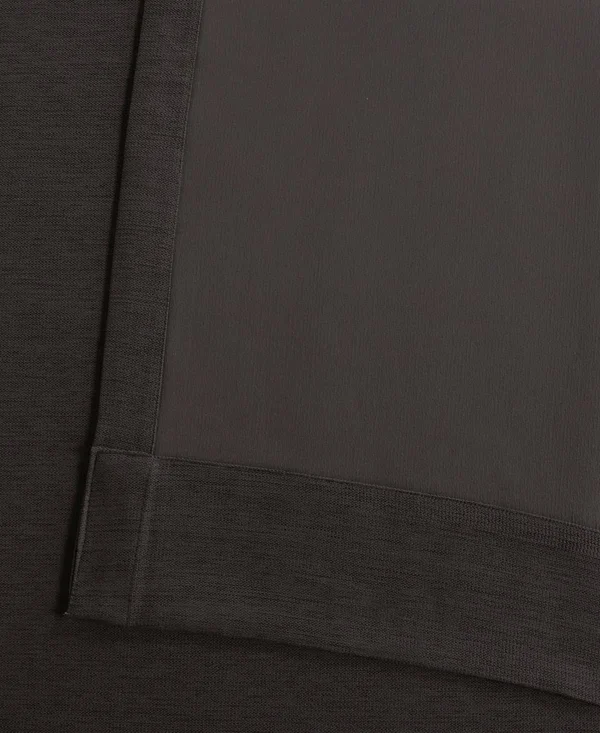 Exclusive Fabrics Bellino Grey Blackout Curtain PANEL, 96 Inches