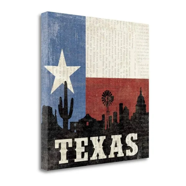 24x22 x 24x22 Texas by Moira Hershey Fine Art Giclee Print