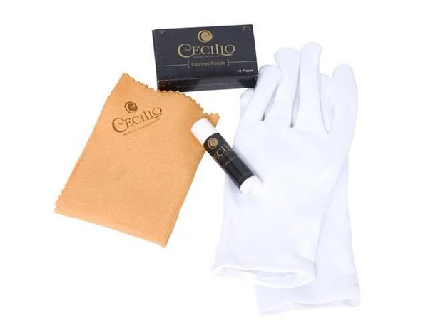 Mendini by Cecilio Black Ebonite Bb Clarinet with Stand - Tuner, 10 Reeds, Pocketbook, Mouthpiece and Case, B Flat MCT-E