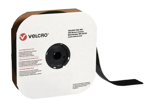 Velcro Brand VEL162 Tape, Individual Strips, Hook, 4x22x75&, Black