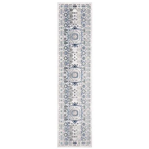 Safavieh Aria Vintage - Grey/Cream Rug - 6&7x22 x 6&7x22 Square, Gray