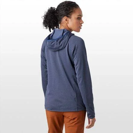 Mammut Nair ml Hooded Jacket - Women's Peacoat Melange, L