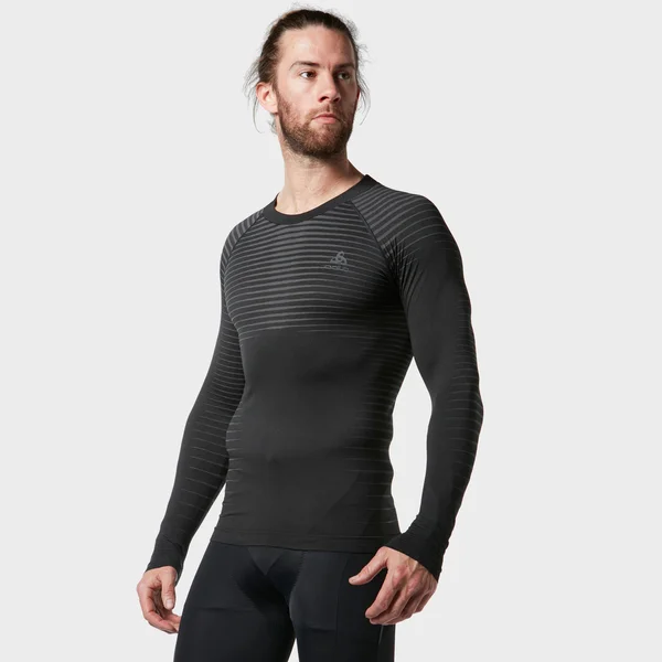 Odlo Men's Performance Light Long Sleeve Top - Black