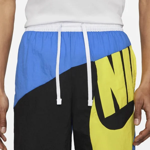Nike Men's Dri-Fit Throwback Futura Basketball Shorts - XXL, Blue