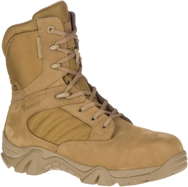 Bates GX-8 Waterproof Composite Toe Side Zip Boots (Coyote)