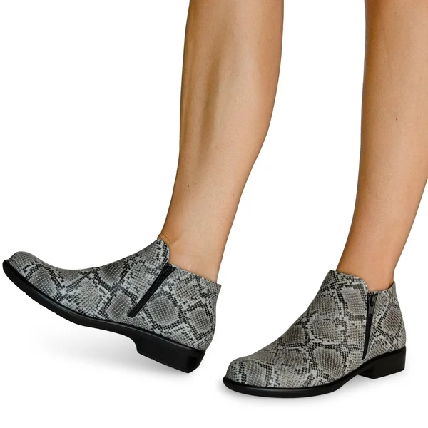 Naot Women's Helm Ankle Boot - Size: 40, Cheetah Suede/Soft Brown Leather