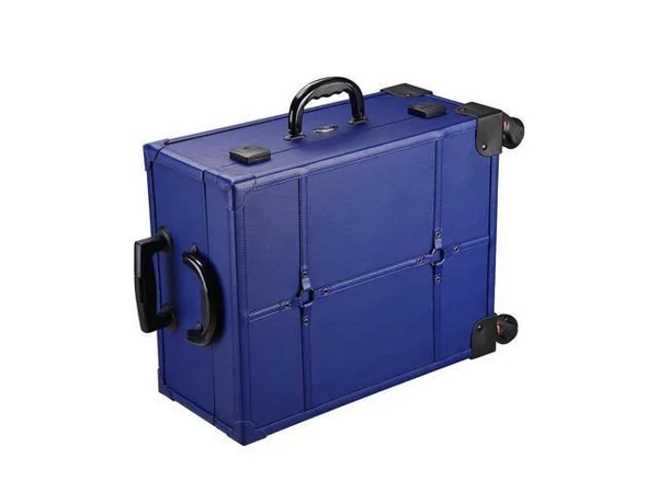 AW Tabletop Makeup Train Case w/ LED Lights Mirror Cosmetic Trolley Travel Makeup Station