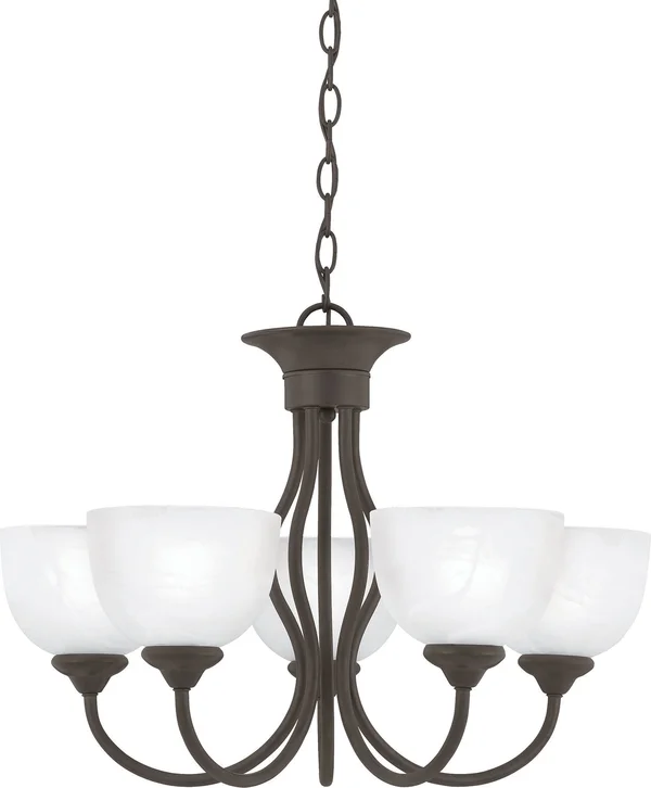 Thomas Lighting SL801563 Tahoe Painted Bronze 5 Light Chandelier