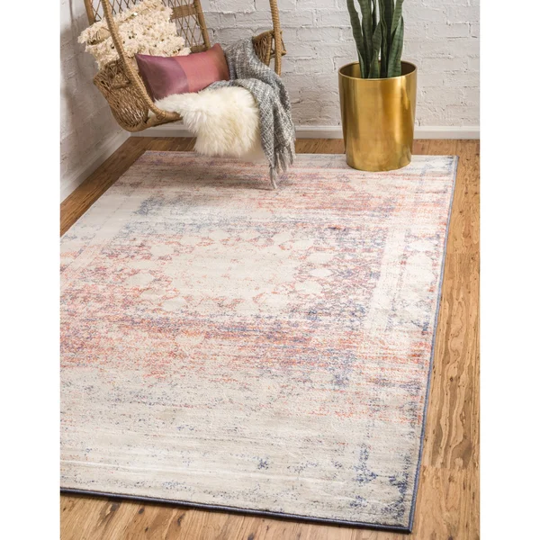 Unique Loom Rockwell Asheville Area Rug - 4& x 6& - Multi