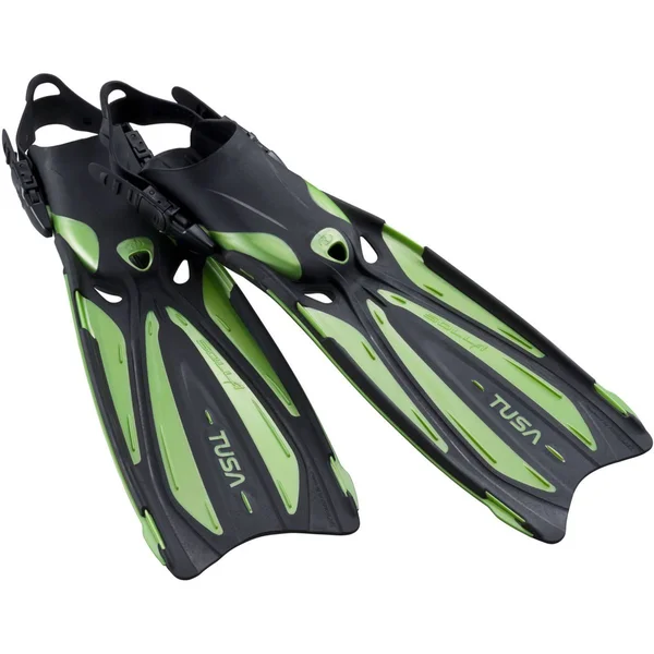 Tusa Open Heel Solla Dive Fins (Black - Small)