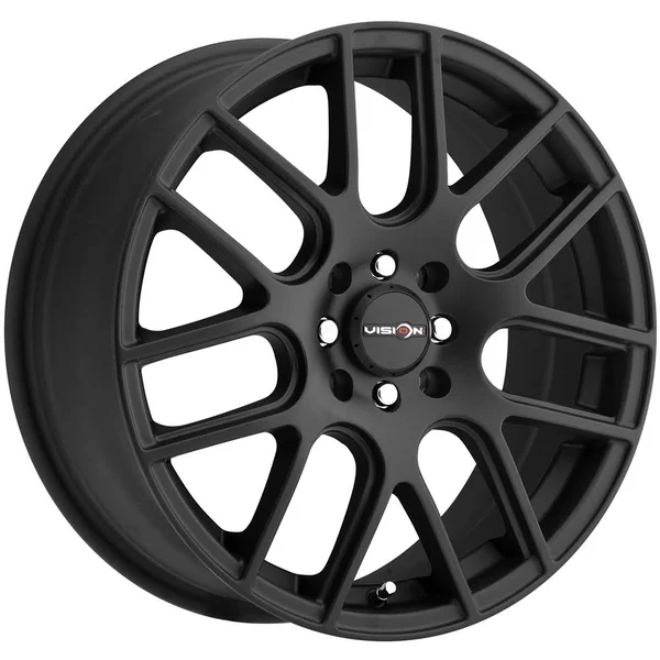 Vision Cross 15x6.5 5x100/5x114.3 38et Matte Black Wheel
