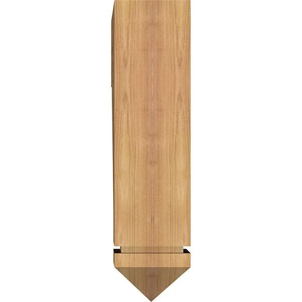 Ekena Millwork BKT06X22X22TRA03SWR 5 1/2x22W x 22x22D x 22x22H Traditional Arts & Crafts Smooth BRACKET - Western Red Cedar