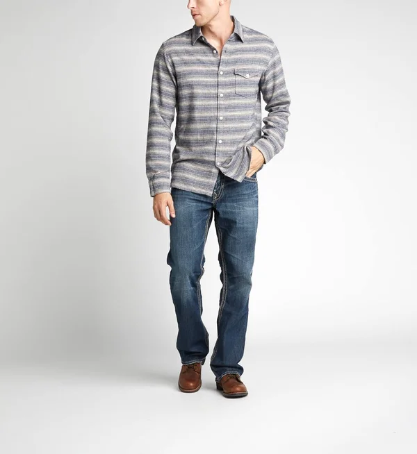 Men's Silver Jeans Gordie Comfort Loose Fit Straight Jeans