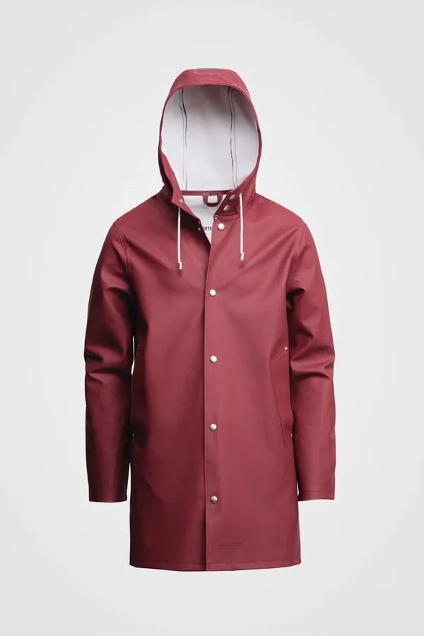Stutterheim Raincoat Stockholm Burgundy XXXS Unisex