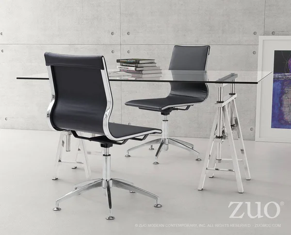 Zuo Modern Glider Conference Chair (Taupe)