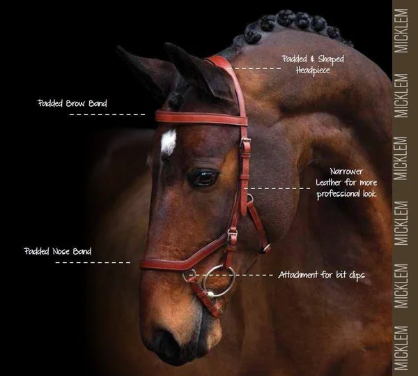 Rambo Micklem Competition Bridle - Black
