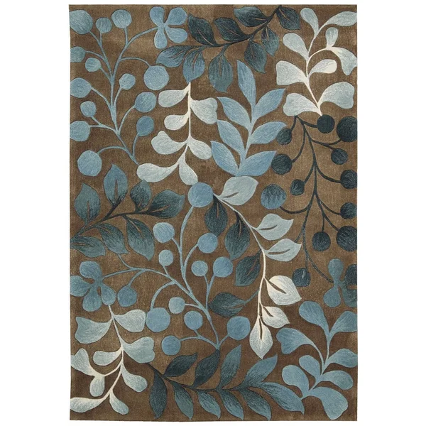 Nourison Contour CON02 Area Rug, Mocha, 5& x 7&6x22
