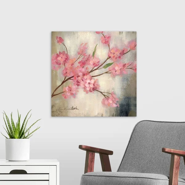 Cherry Blossom I - Canvas Wall Art, 20x20, Great Big Canvas