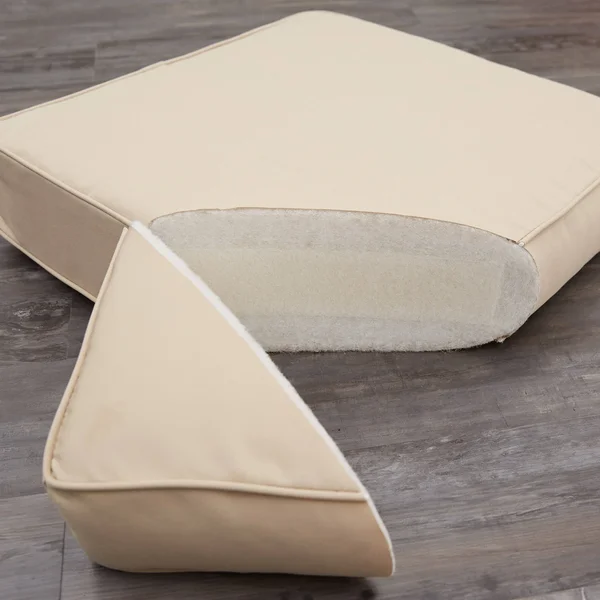Humble and Haute Lehigh Sunbrella Chair CUSHION - Set of 2 - 19 in W x 16 in D Canvas Navy Blue