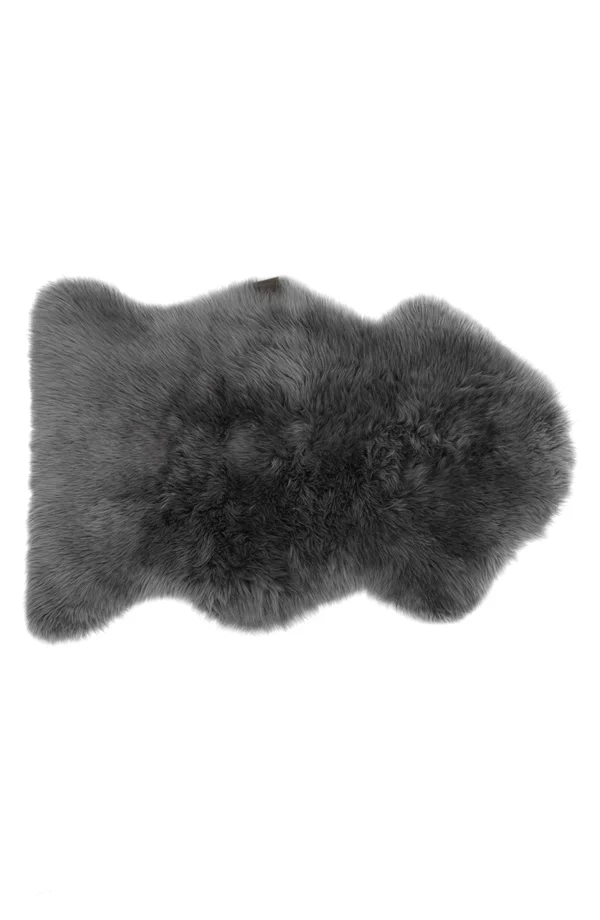 Ugg Sheepskin Area Throw Rug - Grey