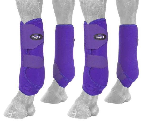 Tough-1 Extreme Vented Sport Boots Set - Purple