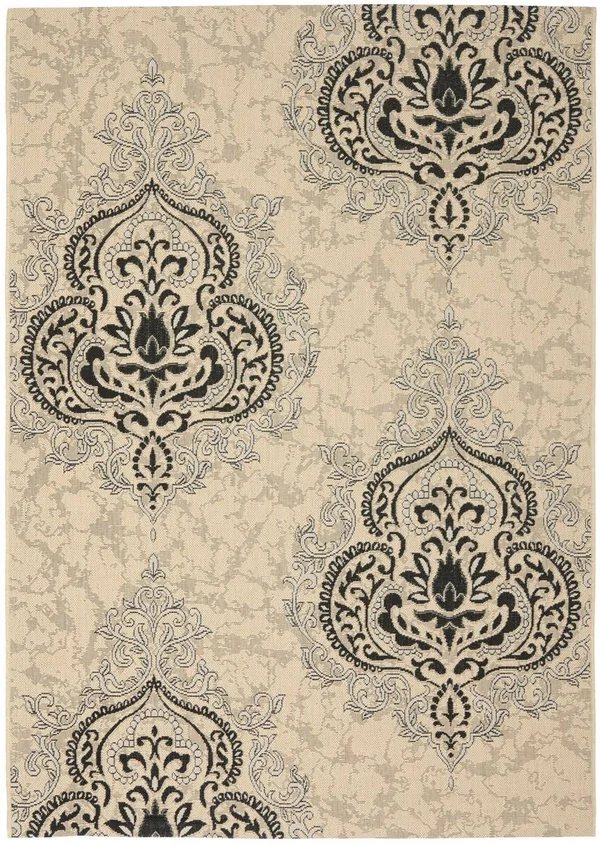 Safavieh Courtyard Area Rug CY7926 Creme - Black, 8& x 11&