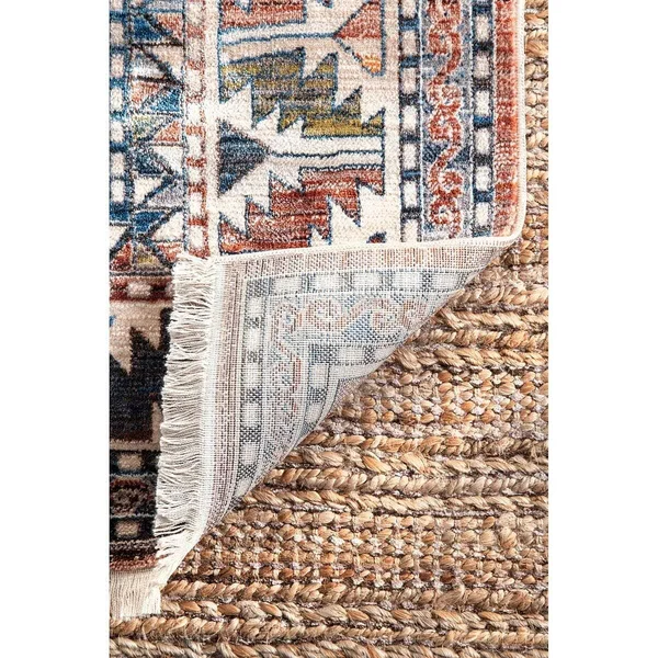 nuLOOM Artie Bohemian Navy 3 ft. x 5 ft. Area Rug - Blue