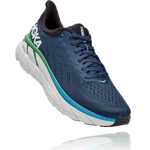 Hoka One One Men's Clifton 7 - 8.5 - Moonlit Ocean/Anthracite