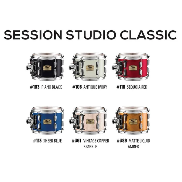 Pearl SSC Session Studio Classic - 12x22x8x22 Tom - Sheer Blue