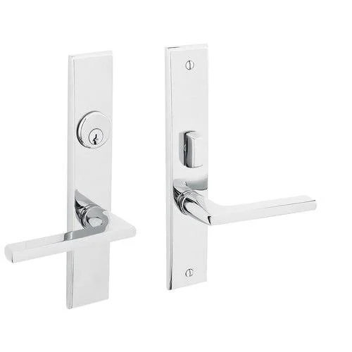 Baldwin 6974056entr Lakeshore Entrance TRIM - Satin Nickel with Lifetime-056-56