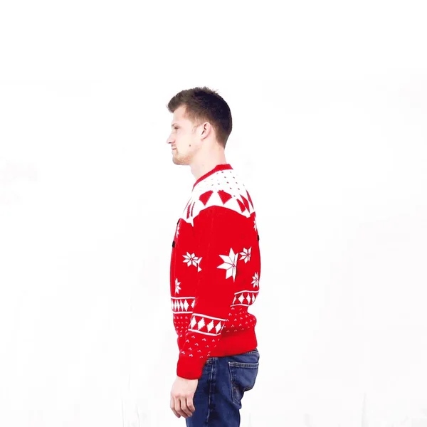 Red 3D Ugly Christmas Sweater, Adult Unisex, Size: Xs