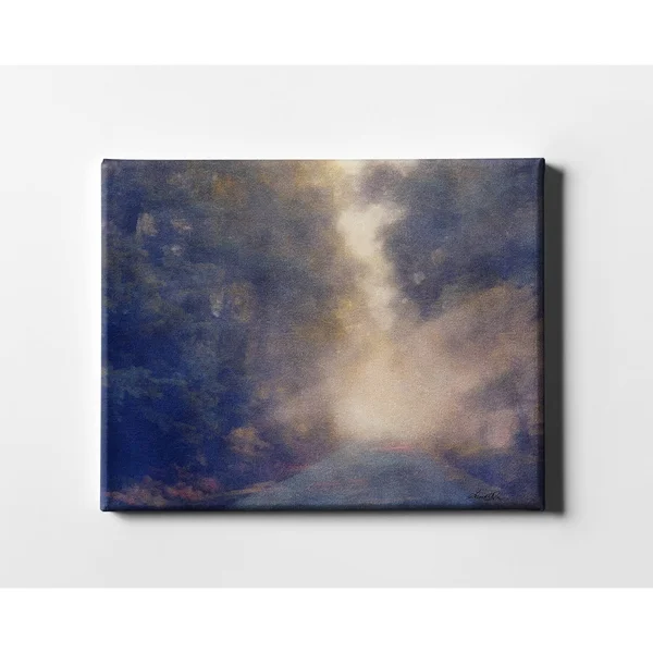 24x22 x 36x22 Hazy Road Matte Canvas by Amrita Sen in Multi-Color