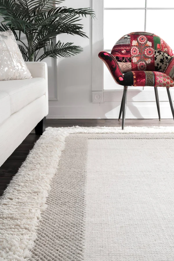 nuLOOM Taneka Shaggy Beige 4& x 6& Area Rug