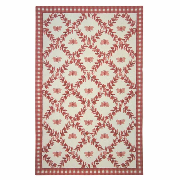 Safavieh Chelsea HK55C 8&9x22 x 11&9x22 Ivory - Rose Area Rug