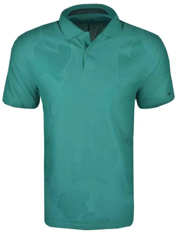 Nike Men's Tiger Woods Dri-Fit Camo Golf Polo, XL, Green