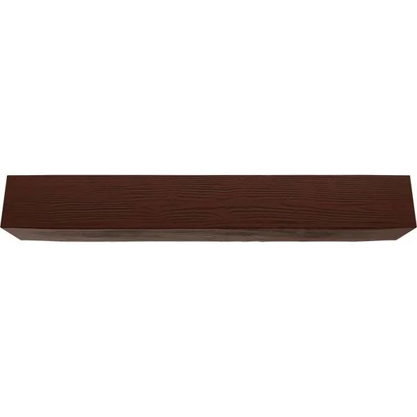 Ekena Millwork BMSD2C0060X040X096PE 6x22W x 4x22H x 8&L 2-Sided (L-beam) Sandblasted Endurathane Faux Wood Ceiling Beam - Natural