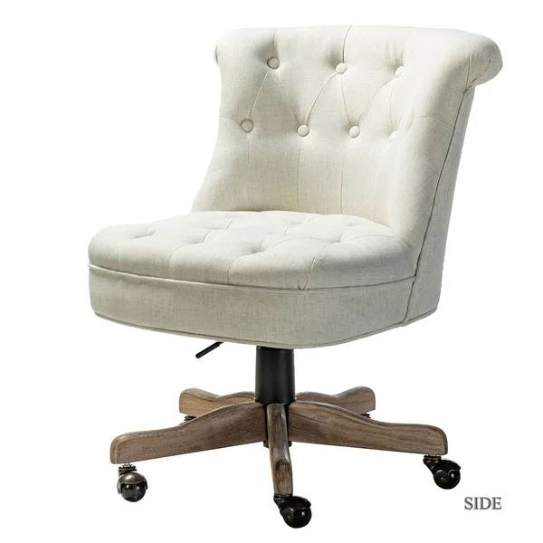 Chimu Task Chair with Tufted Back - Grey