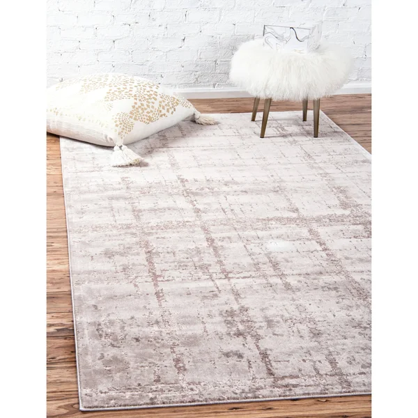 Jill Zarin Uptown Lexington Avenue Beige Area Rug, Size: 9& x 12&