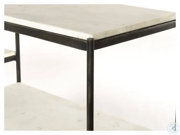 Four Hands Lily Console Table - Hammered Grey