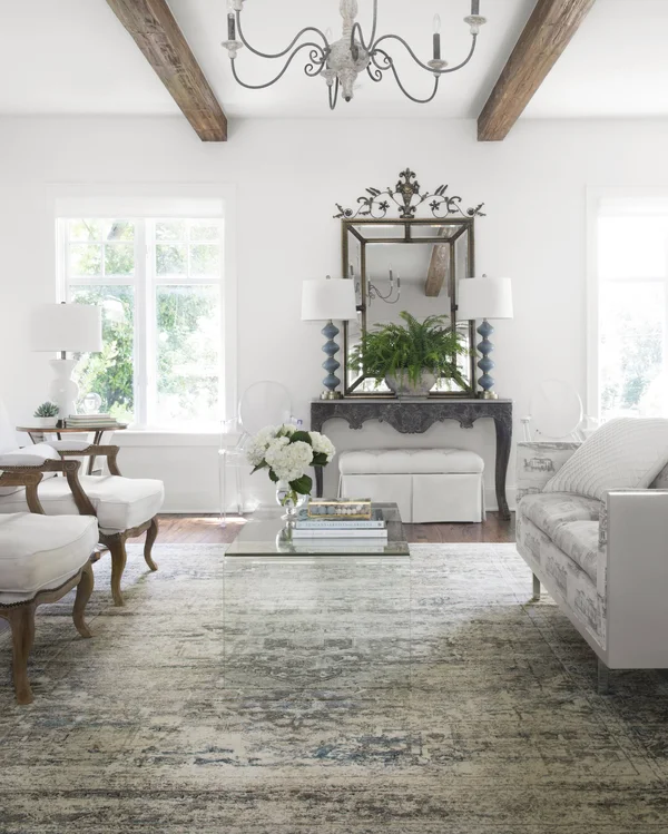 Loloi Millennium MV-04 5&3x22 x 7&6x22 Taupe - Ivory Rug
