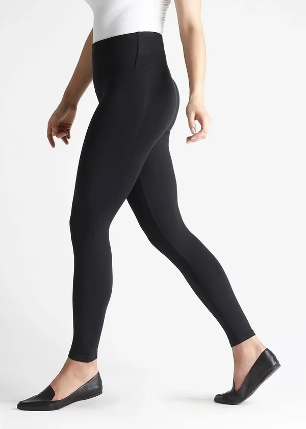 Yummie Rachel Cotton Stretch Shaping Legging, Tawny Port, Size 1x