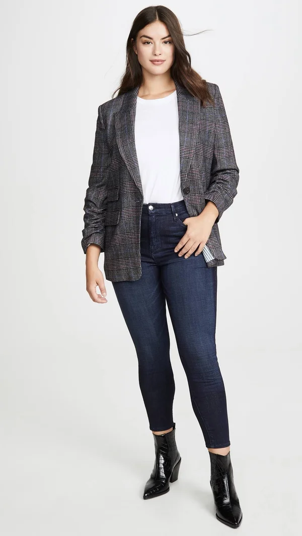 Good American Good Waist Crop Skinny Jeans Blue025 22