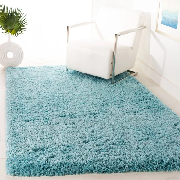 Safavieh Polar Shag PSG800T Light Turquoise 8& x 10& Area Rug